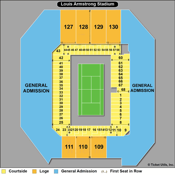 Louis Armstrong Stadium Seating Chart